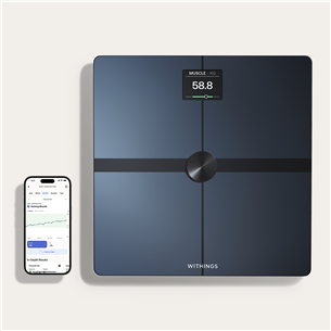 Withings Body Smart, must - Diagnostiline saunakaal