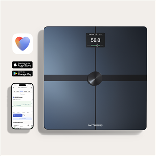 Withings Body Smart, must - Diagnostiline saunakaal