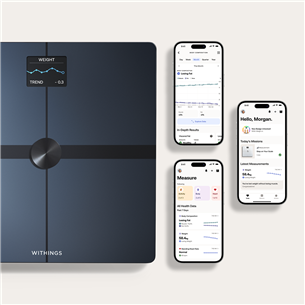 Withings Body Smart, must - Diagnostiline saunakaal