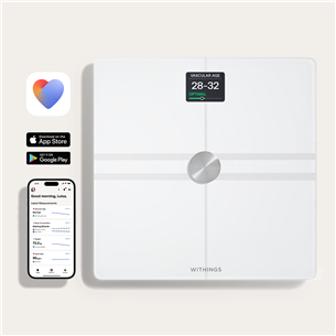 Withings Body Comp, white - Diagnostic bathroom scale