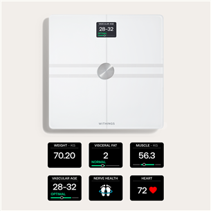 Withings Body Comp, valge - Diagnostiline saunakaal