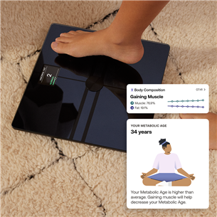 Withings Body Comp, black - Diagnostic bathroom scale