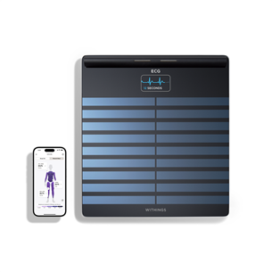 Withings Body Scan, black - Diagnostic bathroom scale