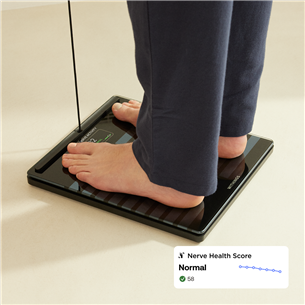 Withings Body Scan, black - Diagnostic bathroom scale