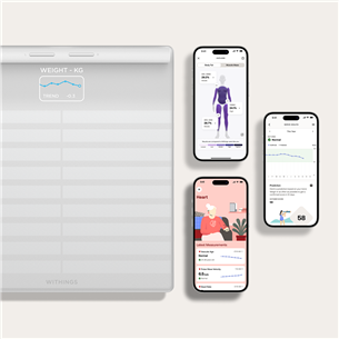 Withings Body Scan, valge - Diagnostiline saunakaal