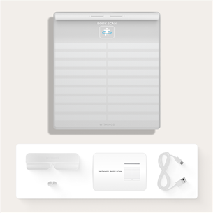 Withings Body Scan, white - Diagnostic bathroom scale