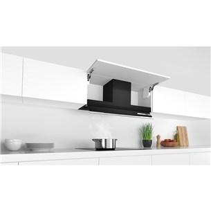 Bosch, Series 6, 749 m³/h, width 90 cm, black - Built-in cooker hood