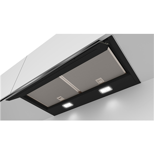 Bosch, Series 6, 749 m³/h, width 60 cm, black - Built-in cooker hood