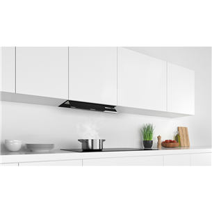 Bosch, Series 6, 749 m³/h, width 60 cm, black - Built-in cooker hood