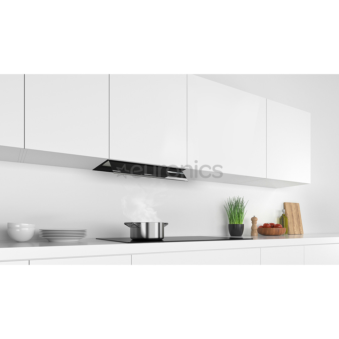 Bosch, Series 6, 749 m³/h, width 60 cm, black - Built-in cooker hood