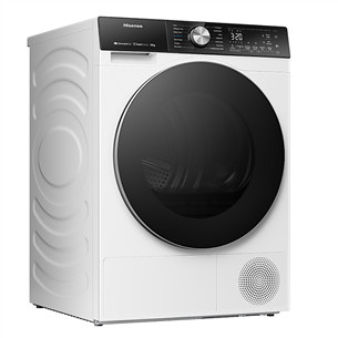 Hisense, 10 kg, depth 61 cm - Clothes dryer