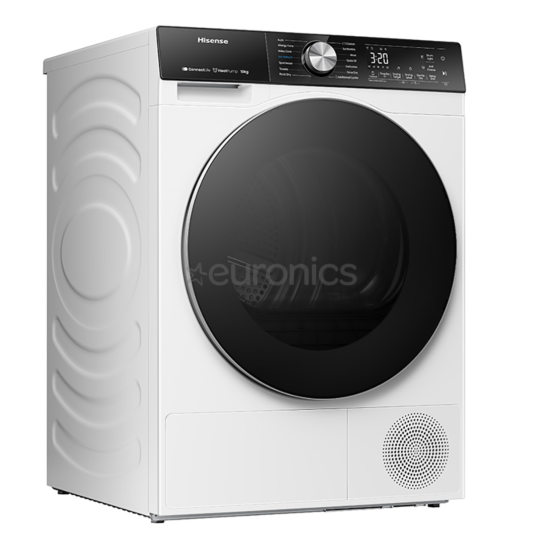 Hisense, 10 kg, depth 61 cm - Clothes dryer
