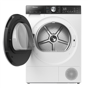 Hisense, 10 kg, depth 61 cm - Clothes dryer