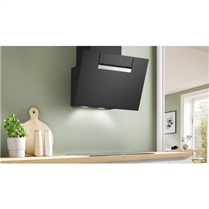 Bosch, Series 4, 768 m³/h, width 60 cm, black - Cooker hood