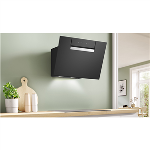 Bosch, Series 4, 768 m³/h, width 60 cm, black - Cooker hood