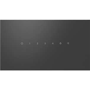 Bosch, Series 6, 915 m³/h, width 80 cm, black - Cooker hood