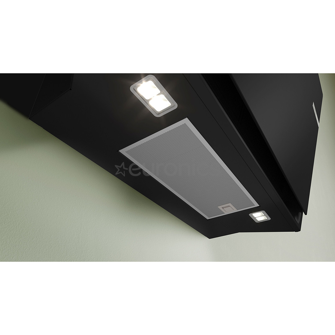 Bosch, Series 6, 915 m³/h, width 80 cm, black - Cooker hood