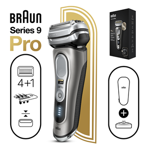 Braun Series 9 Pro, серебристый - Бритва