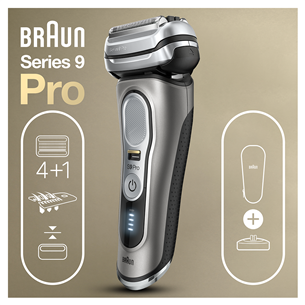 Braun Series 9 Pro, silver - Shaver