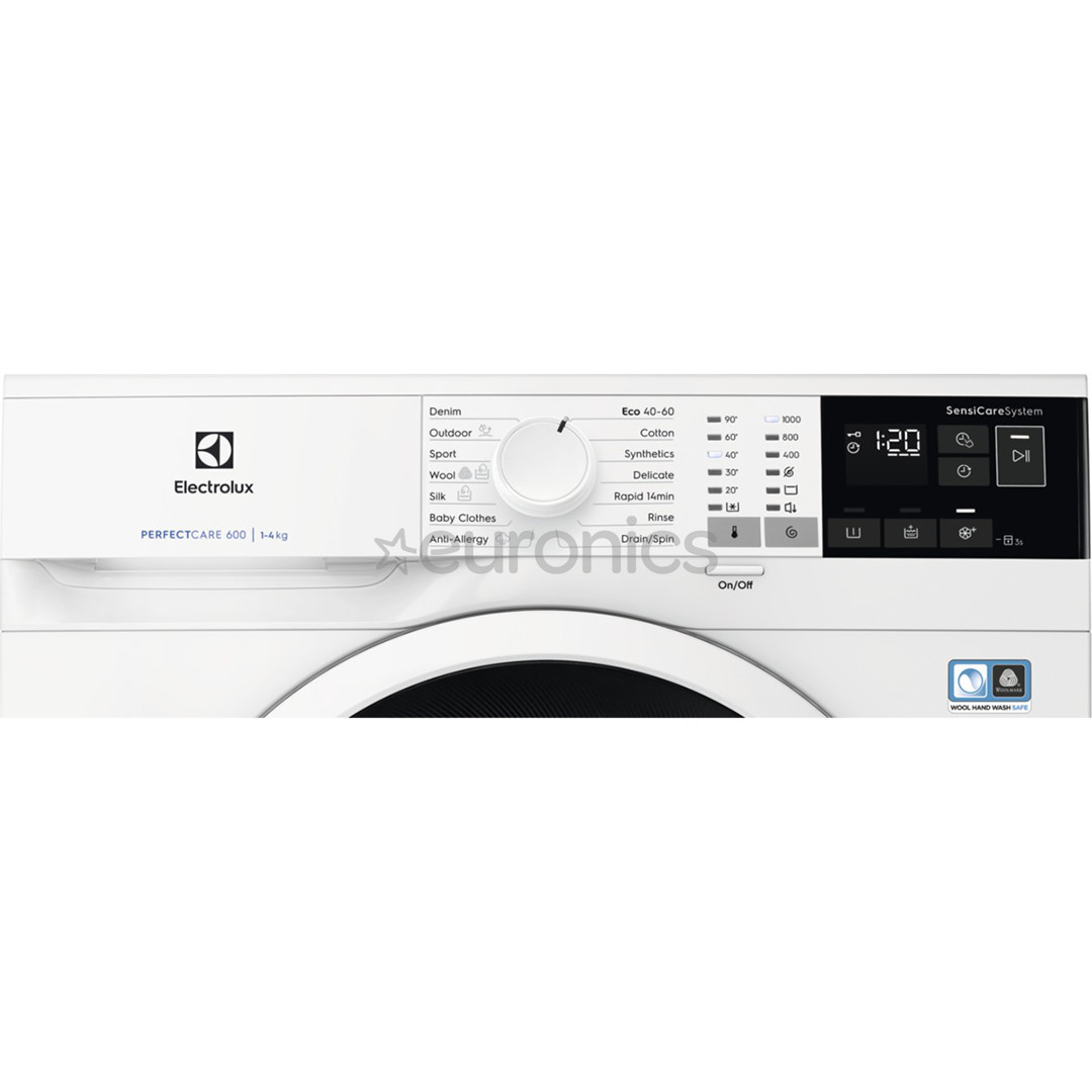 Electrolux SensiCare, 4 kg, depth 37,2 cm, 1000 rpm - Front load washing machine