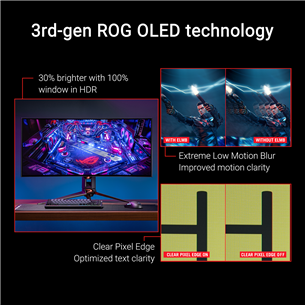 Asus ROG Swift OLED PG34WCDM, 34", Ultrawide QHD, OLED, must - Monitor