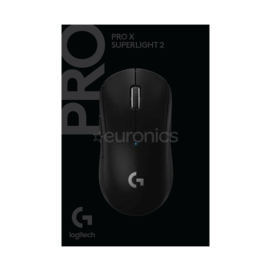 Logitech G PRO X Superlight 2, must - Juhtmevaba hiir