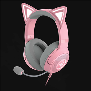 Razer Kraken Kitty V2, roosa - Juhtmega peakomplekt