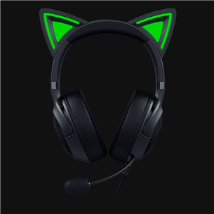 Razer Kraken Kitty V2, must - Juhtmega peakomplekt