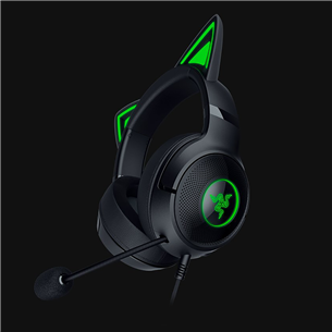 Razer Kraken Kitty V2, must - Juhtmega peakomplekt