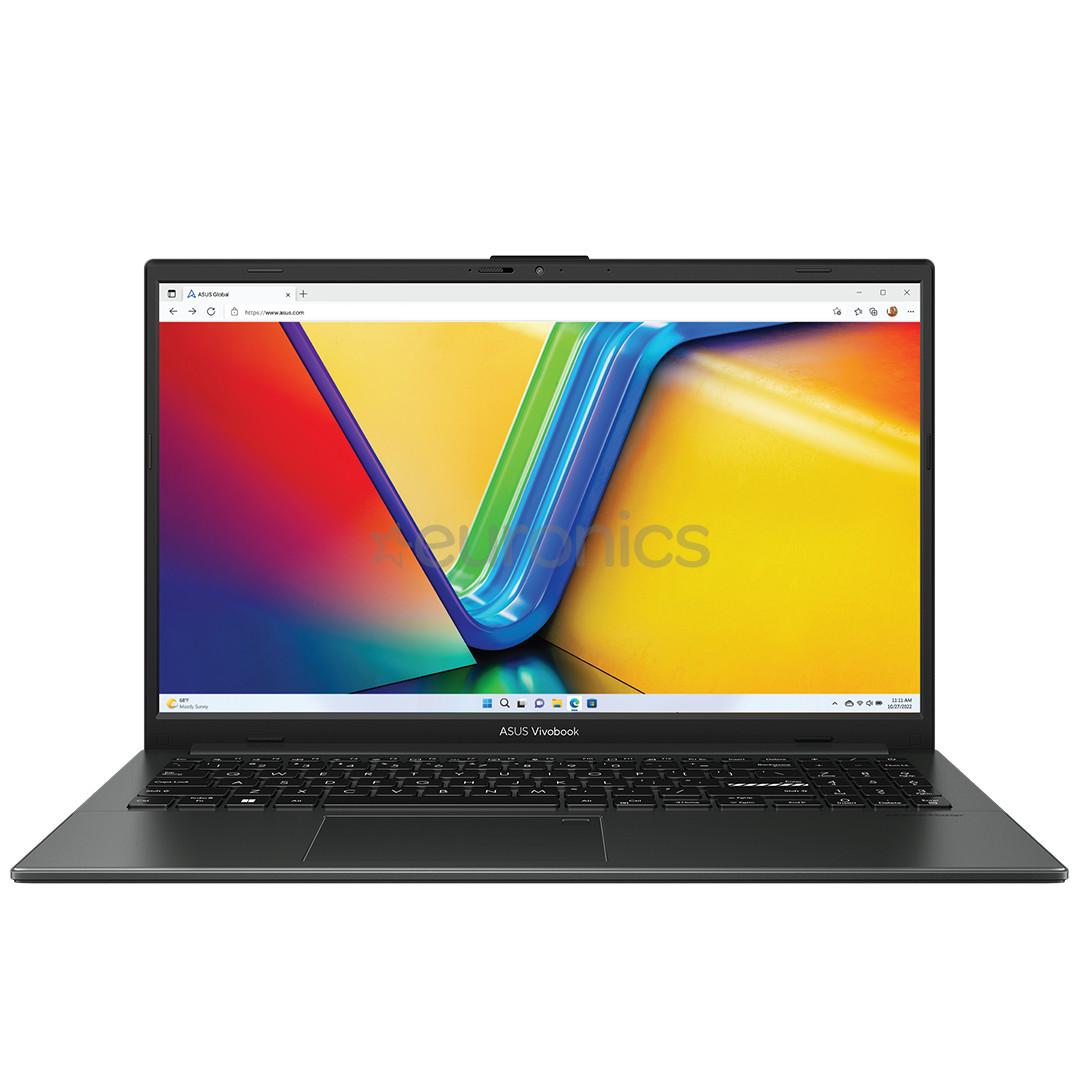 Asus VivoBook GO 15, 15,6", FHD, Ryzen 3, 8 ГБ, 512 ГБ, черный - Ноутбук
