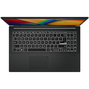 Asus VivoBook GO 15, 15,6", FHD, Ryzen 3, 8 GB, 512 GB, must - Sülearvuti