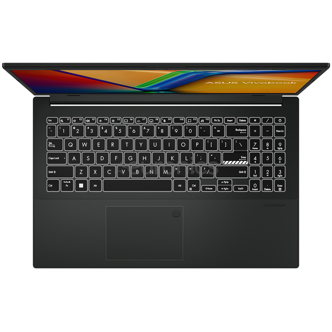 Asus VivoBook GO 15, 15.6", FHD, Ryzen 3, 8 GB, 512 GB, black - Notebook