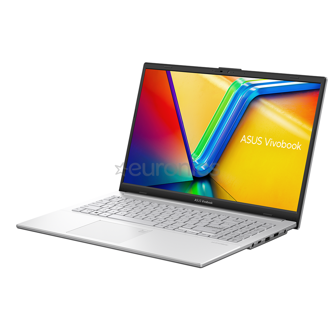 Asus VivoBook GO 15, 15.6", FHD, Ryzen 5, 8 GB, 512 GB, silver - Notebook