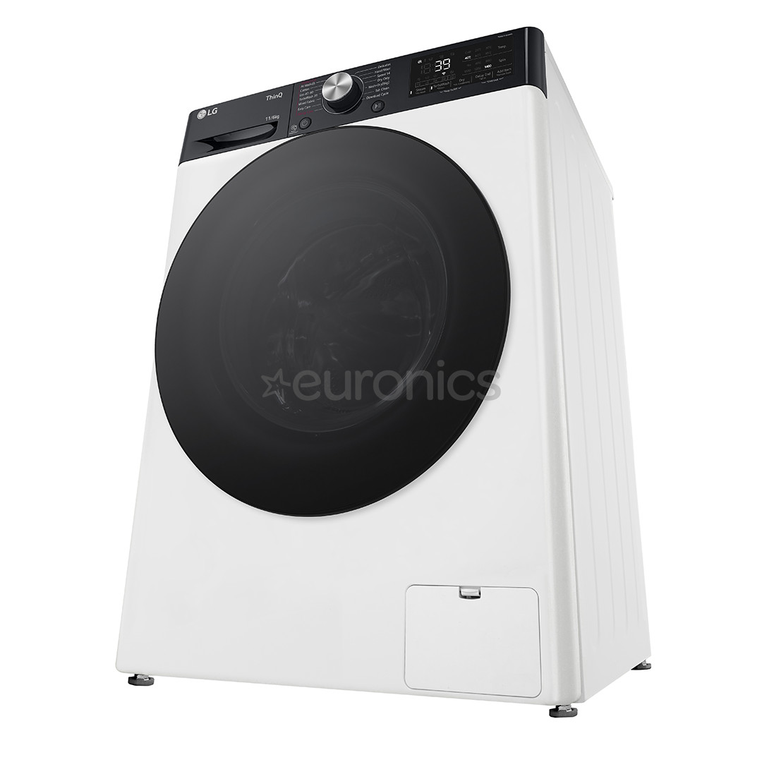 LG, 11 kg / 6 kg, depth 56,5 cm, 1400 rpm - Washer-dryer combo