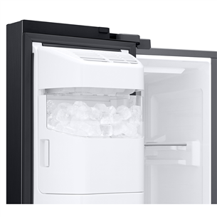 Samsung RS8000C, Metal Cooling, 634 L, height 178 cm, black - SBS-Refrigerator