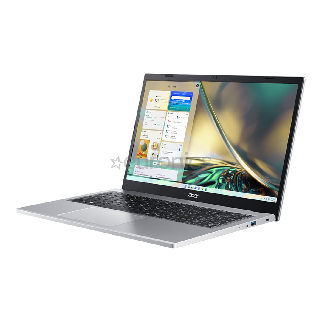 Acer Aspire 3 15 A315-24P, 15,6'', FHD, Ryzen 5, 8 GB, 256 GB, ENG, hõbe - Sülearvuti