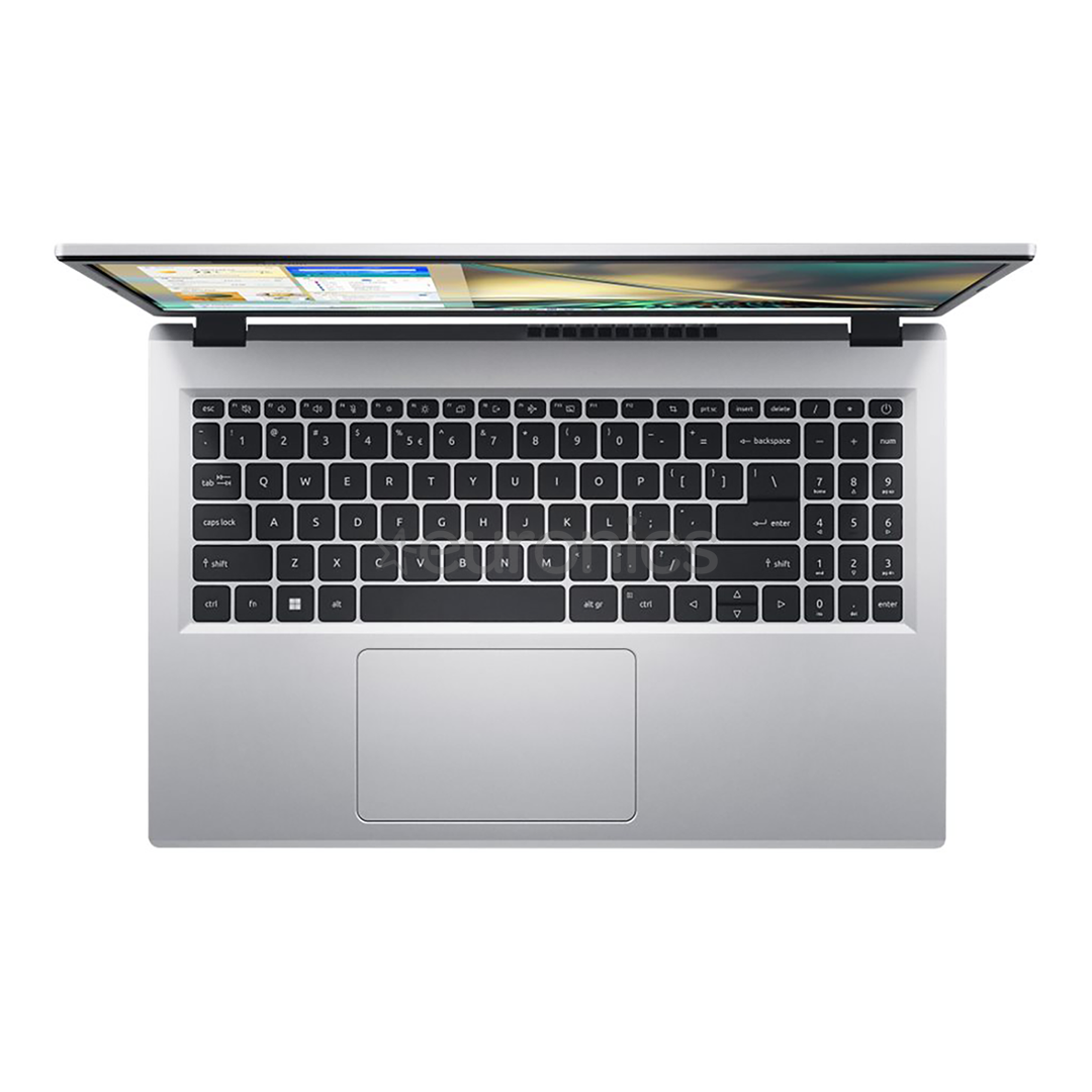 Acer Aspire 3 15 A315-24P, 15,6'', FHD, Ryzen 5, 8 GB, 256 GB, ENG, hõbe - Sülearvuti