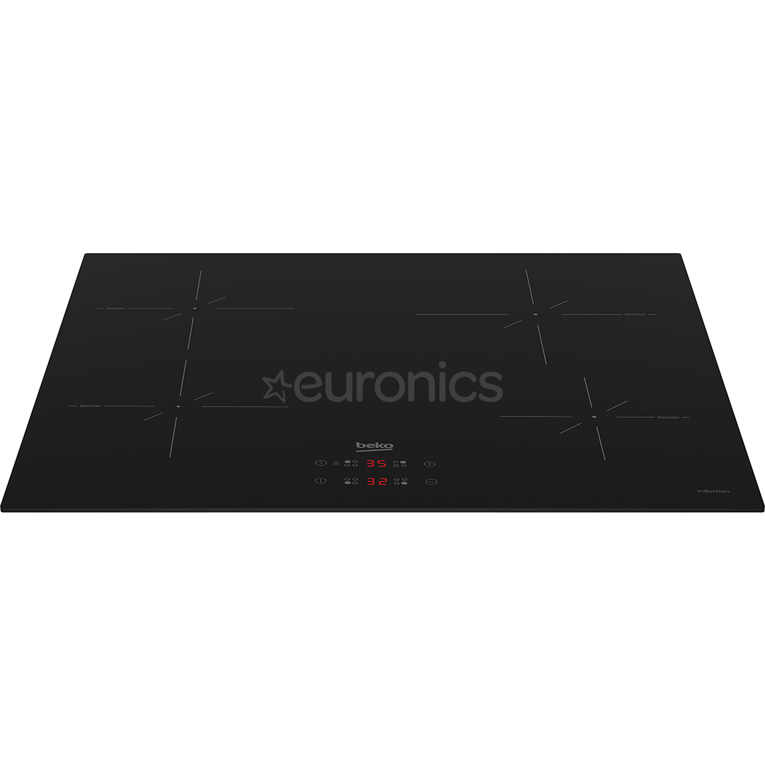 Beko, width 59 cm, black - Built-in induction hob