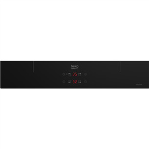 Beko, width 59 cm, black - Built-in induction hob