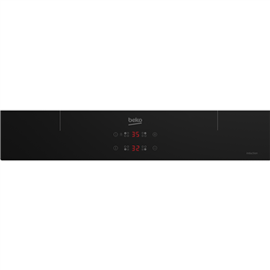 Beko, width 59 cm, black - Built-in induction hob