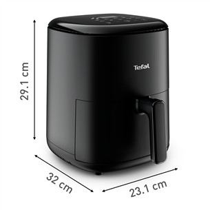 Tefal Easy Fry Compact, 3 L, 1300 W, must - Kuumaõhufritüür