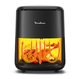 Tefal Easy Fry Compact, 3 L, 1300 W, must - Kuumaõhufritüür