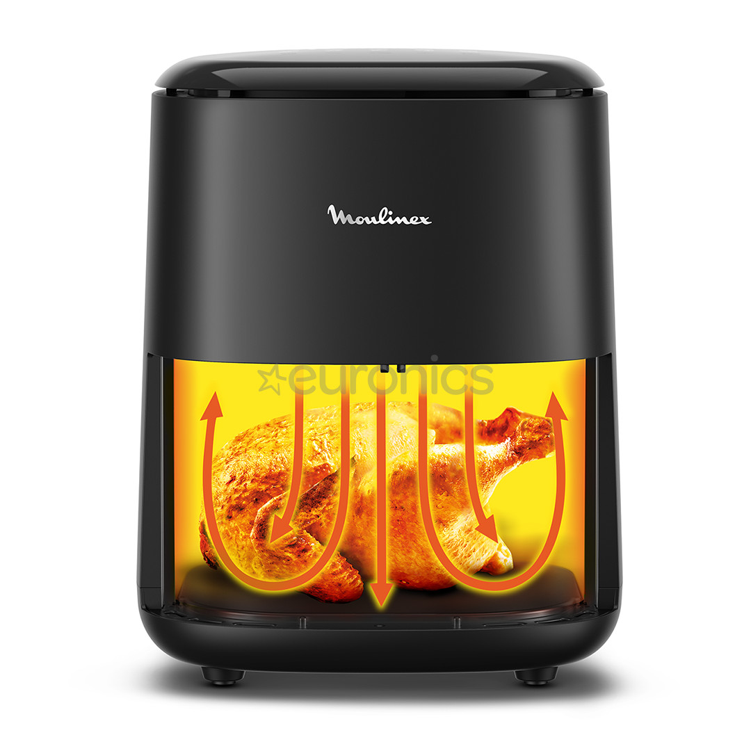 Tefal Easy Fry Compact, 3 L, 1300 W, must - Kuumaõhufritüür