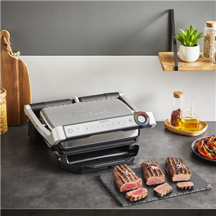 Tefal OptiGrill+, 2000 W, stainless steel - Table grill