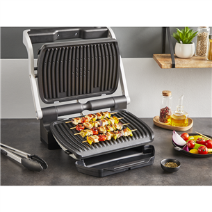 Tefal OptiGrill+, 2000 W, stainless steel - Table grill