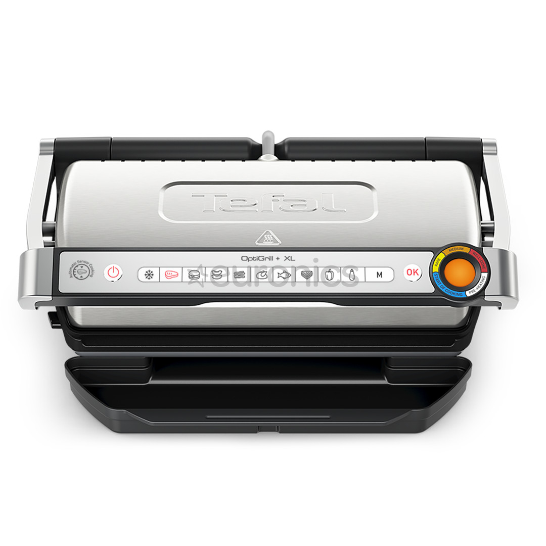 Tefal OptiGrill+ XL, 2000 W, stainless steel - Table grill