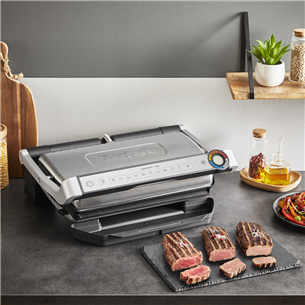 Tefal OptiGrill+ XL, 2000 Вт, нерж. сталь - Электрический гриль