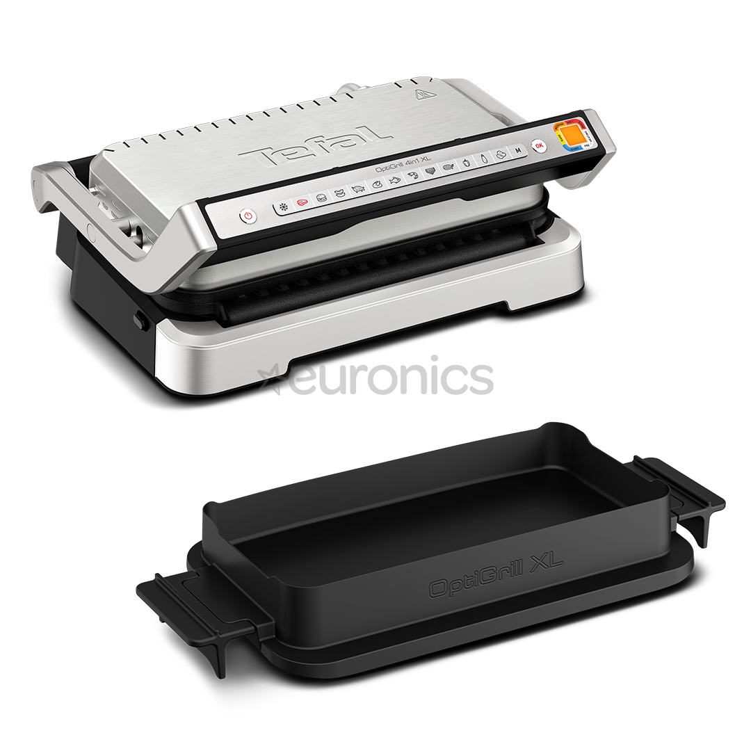 Tefal OptiGrill 4in1 XL, 2200 Вт, нерж. сталь - Электрический гриль
