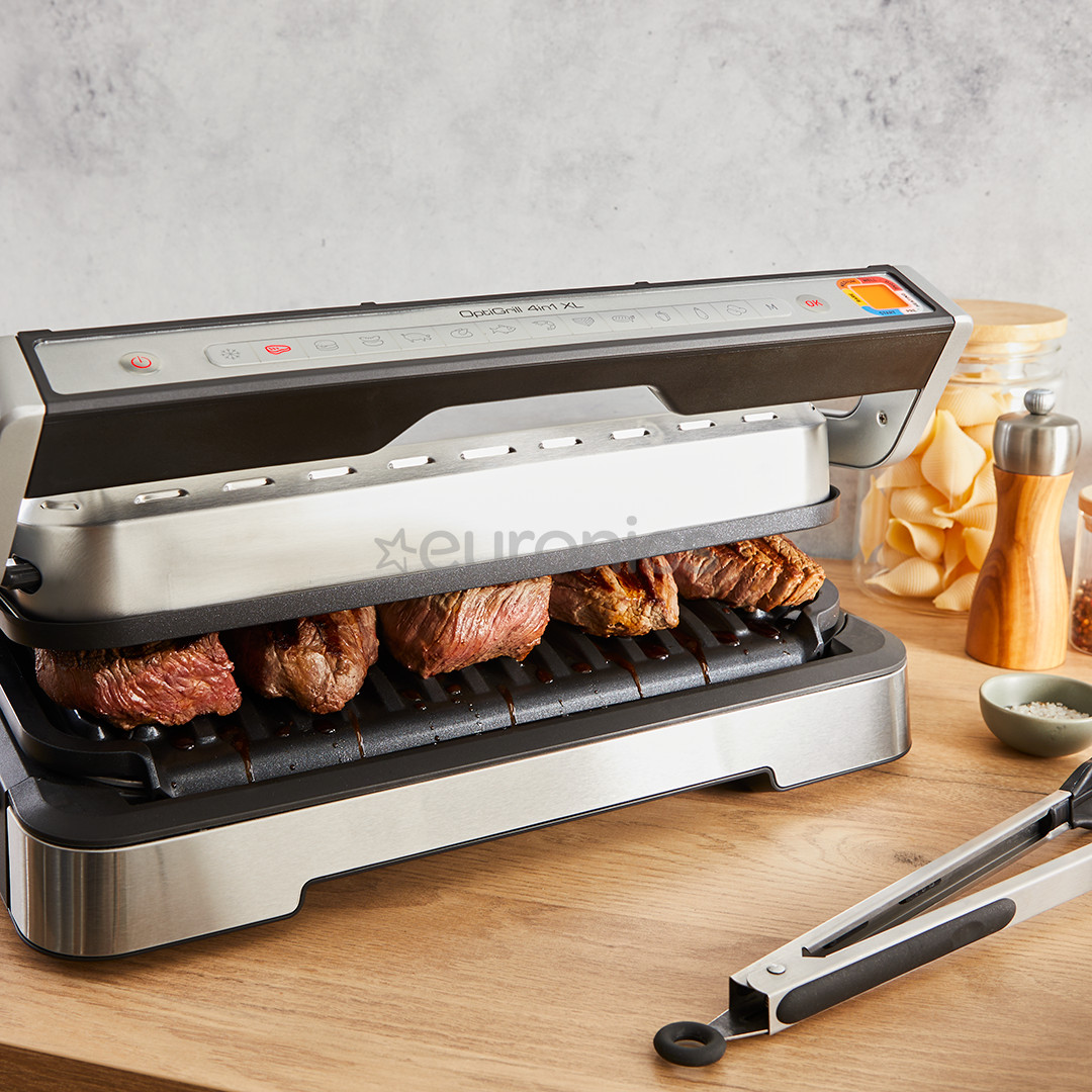 Tefal OptiGrill 4in1 XL, 2200 W, roostevaba teras - Lauagrill