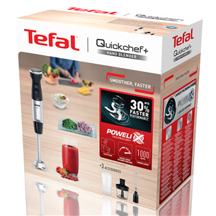 Tefal Quickchef+, 1000 W, roostevaba teras - Saumikser